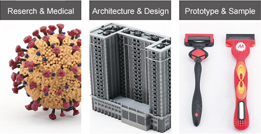Reserch & Medical / Architecture & Design / Prototype & Sample